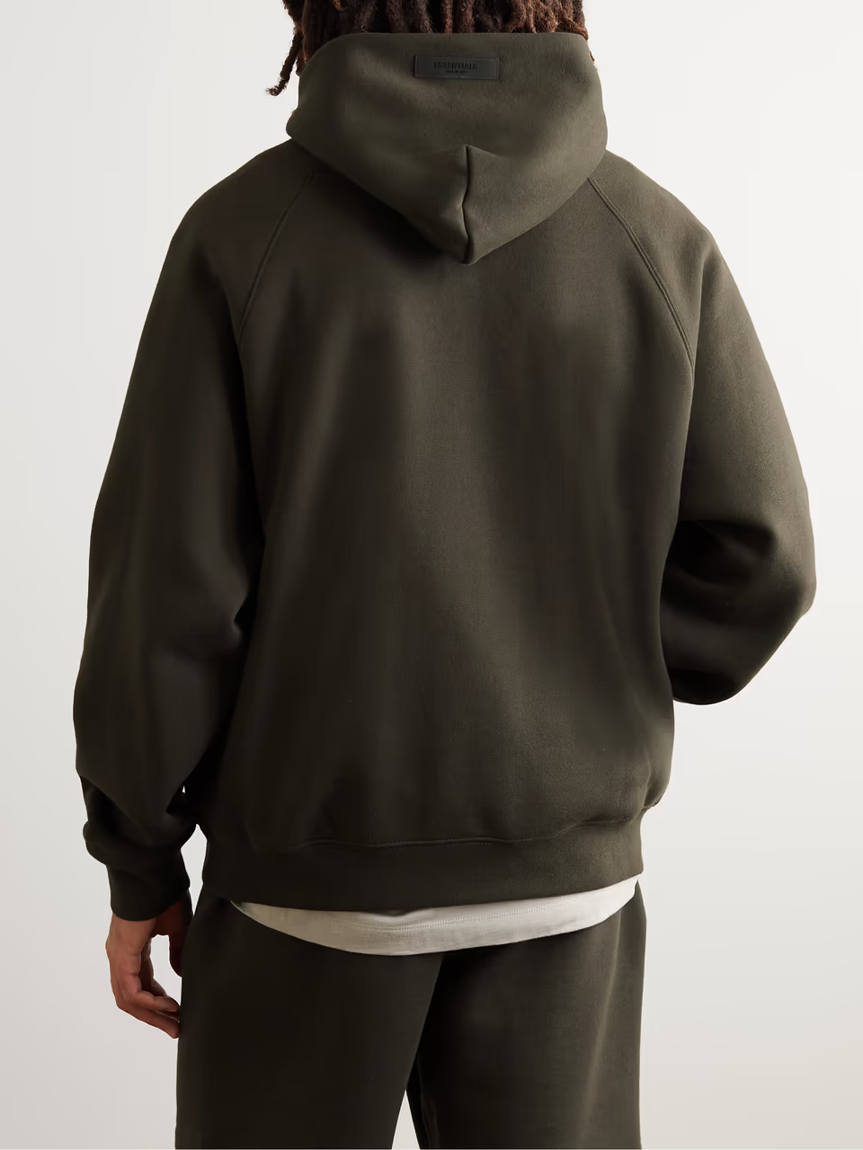 Logo-Appliquéd Fleece-Back Cotton-Blend Jersey Hoodie